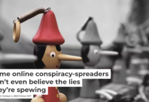 When people spread lies online, they may know they’re sharing falsehoods. Timucin Taka/500 px via Getty Images